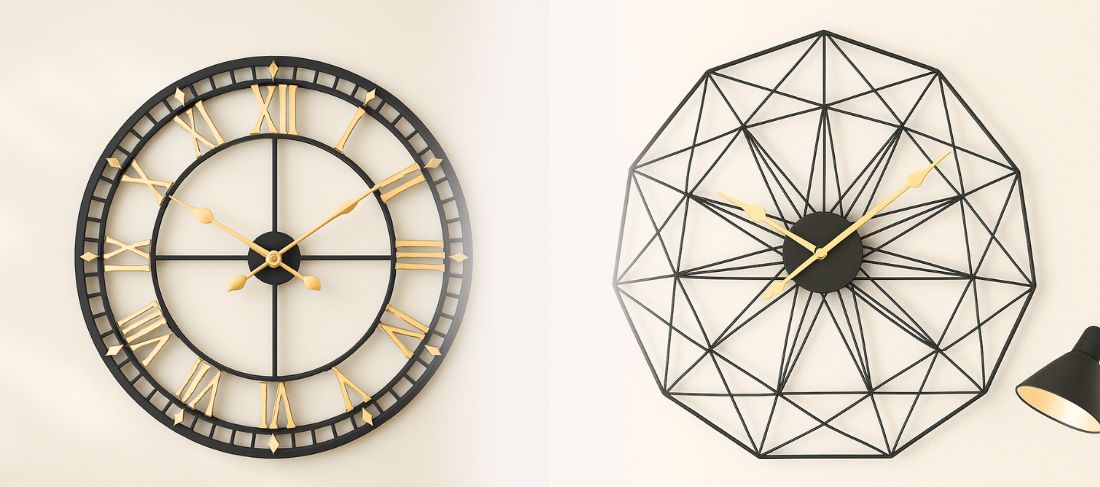 Slide image of wall clock