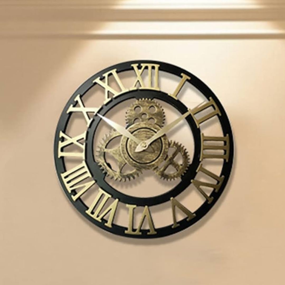 Antique Gear Wall Clock