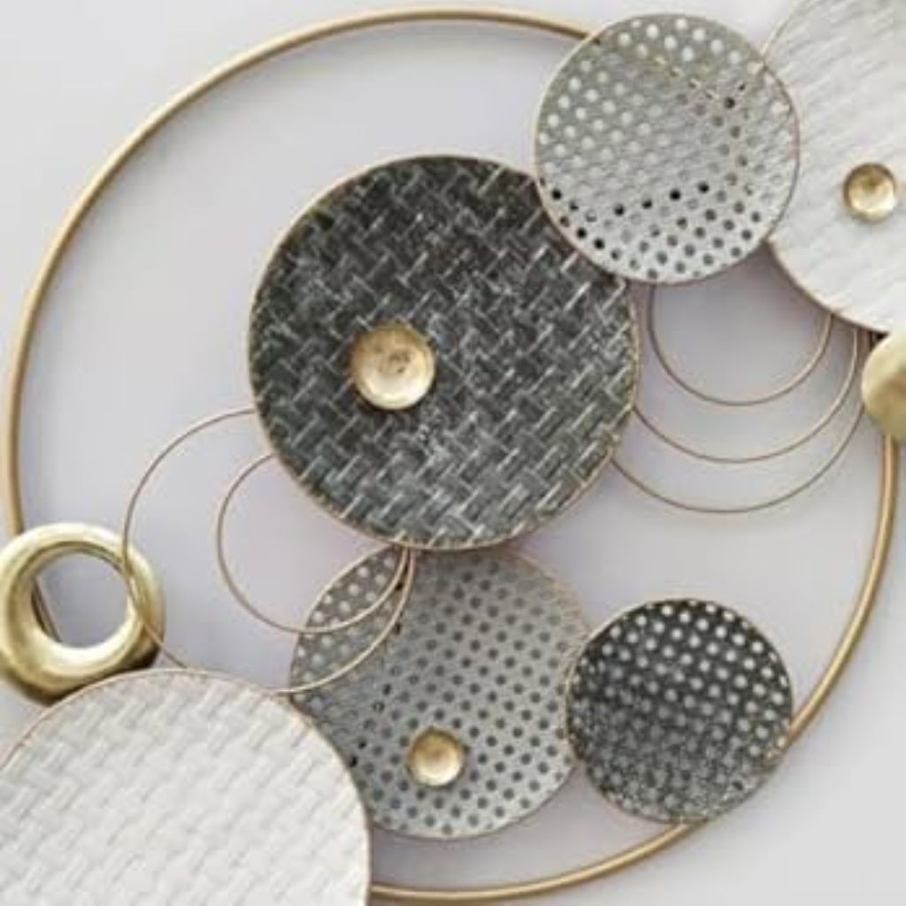 Circle Modern Abstract Metal Wall Decor