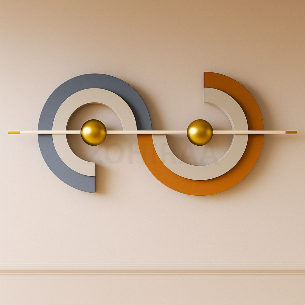 Premium 3D Metal Wall Decor for Living Room