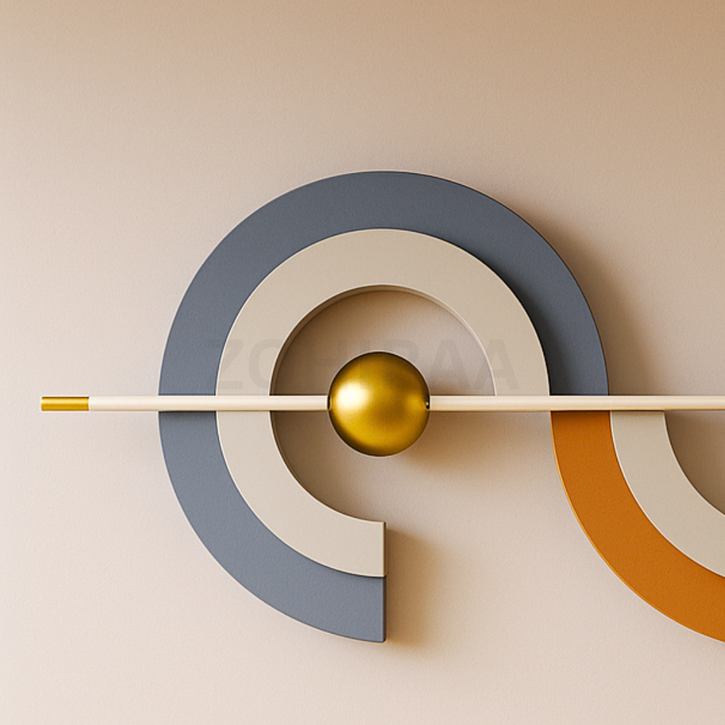 Premium 3D Metal Wall Decor for Living Room